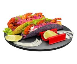 Grilled Prawn Hard Taco ( 2 pcs )